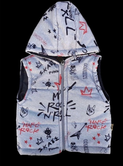 Жилетка з капюшоном "Different", плащівка, синтепон ТМ "Else"