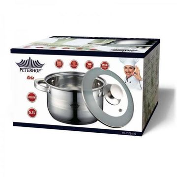Каструля Peterhof PH 15734-22 5,2 л.