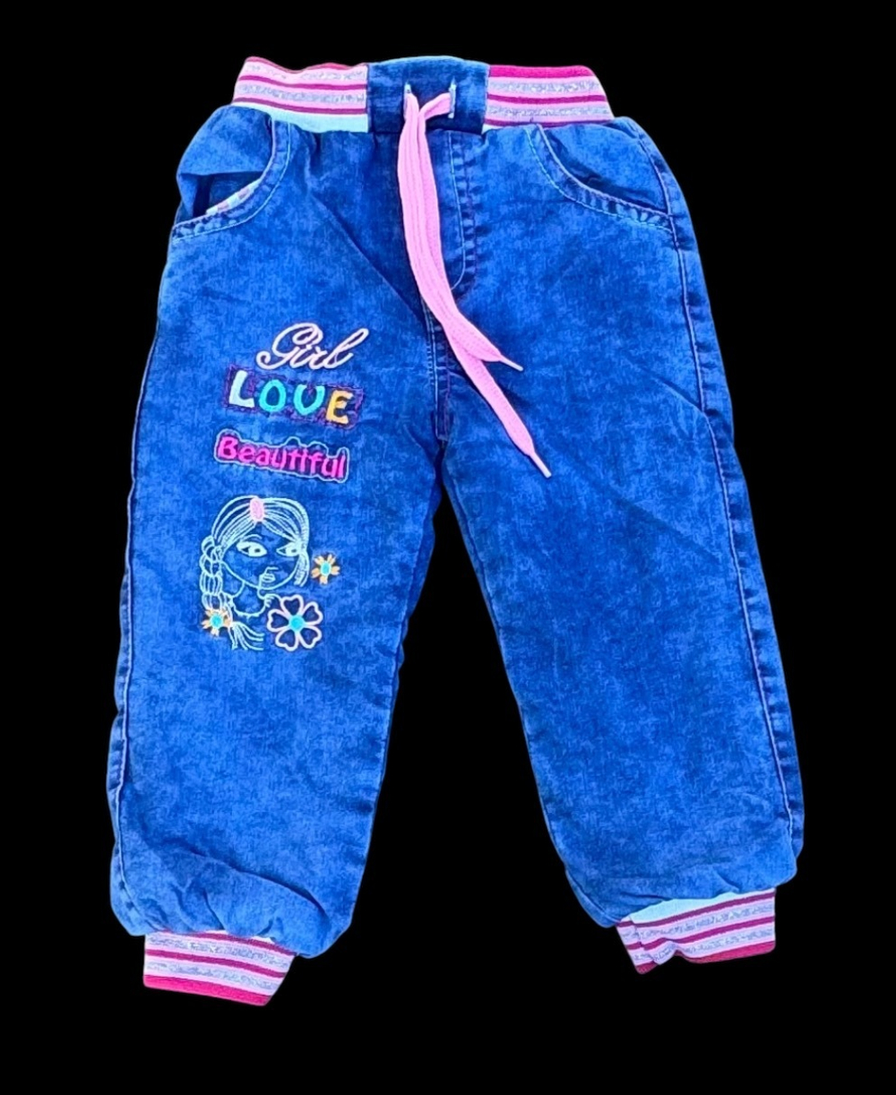 Джинси "Love the music", джинс на махрі ТМ "TAY kids"