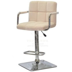 Стульчик для визажа Lion plus quadro Velor