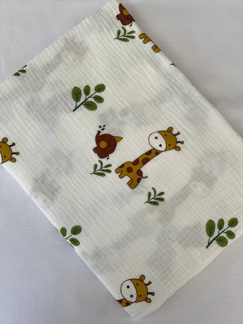 Пеленка муслиновая жатая двухслойная