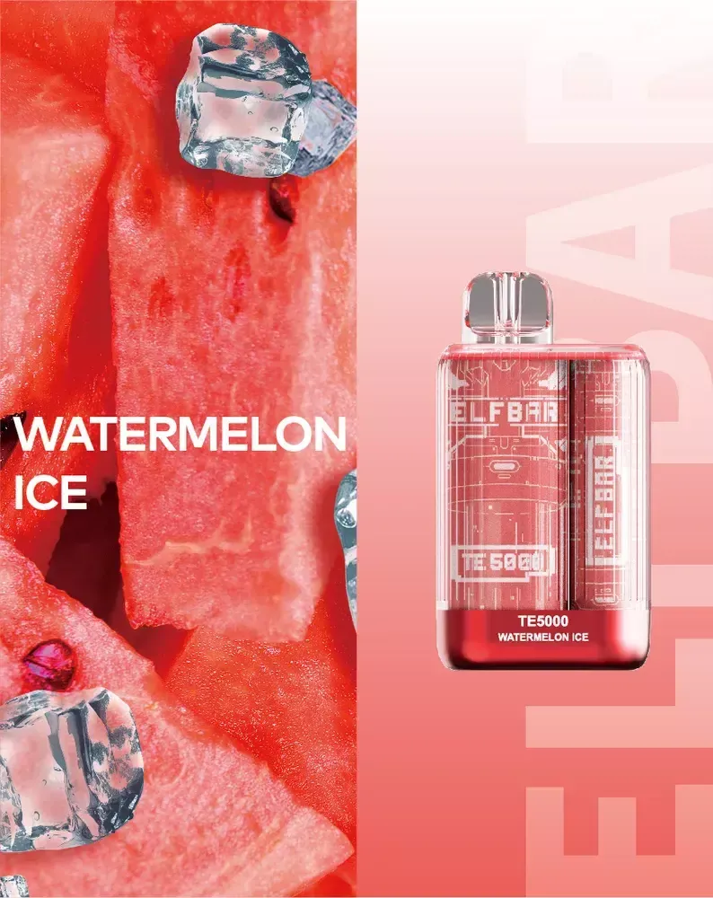 Elf Bar ТЕ5000 - Watermelon Ice (5% nic)