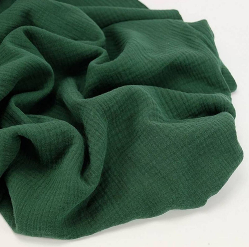 Муслин жатый однотонный