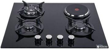 Варильна поверхня комбінована VENTOLUX HSF631-B3G CEST (BK)