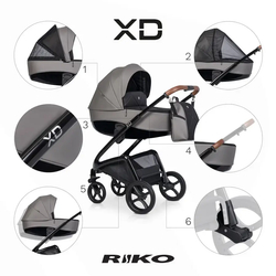 Універсальна коляска 2 в 1 Riko XD PRO