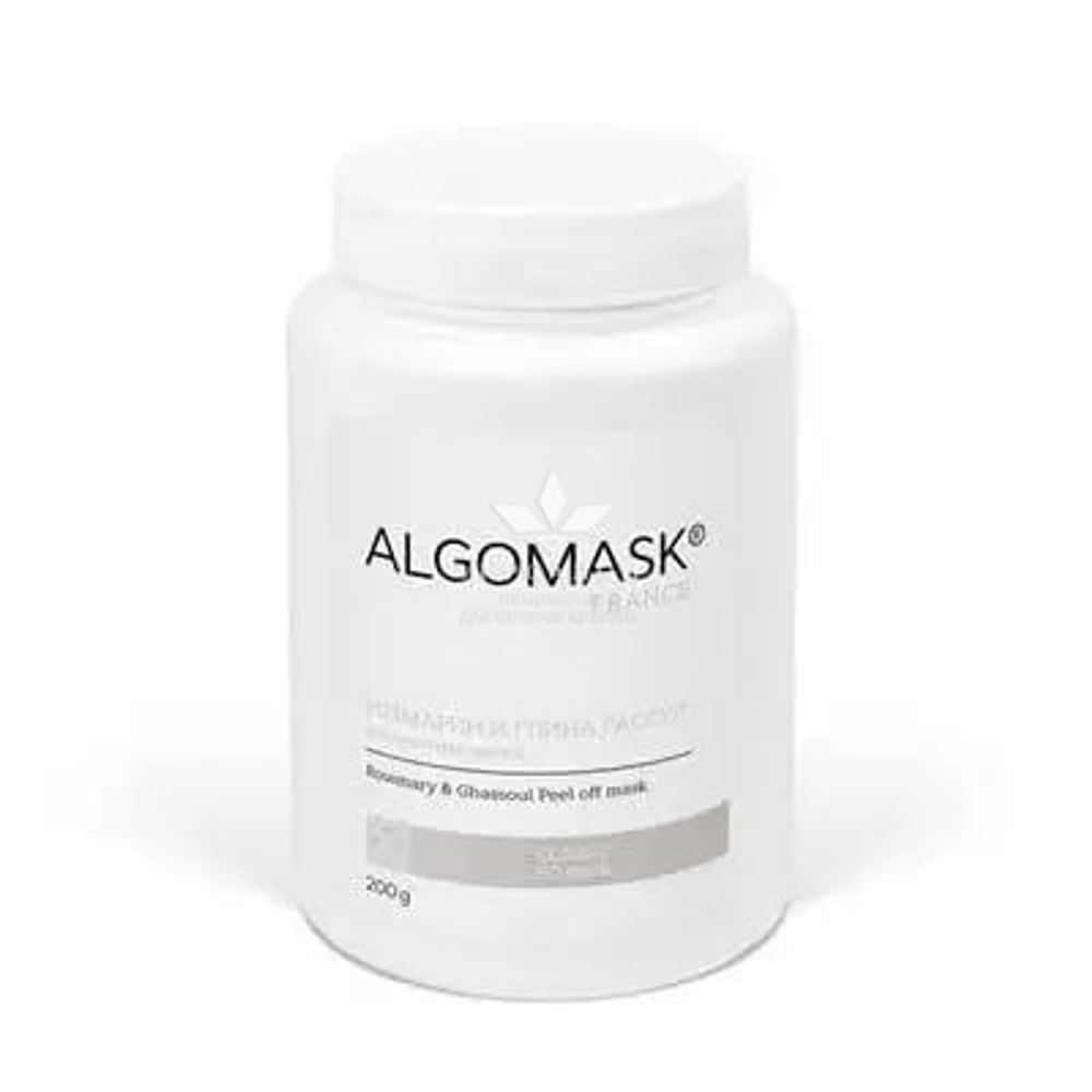 Розмарин та глина Гассул альгінатна маска Rosemary & Ghassoul Peel off mask, Algomask