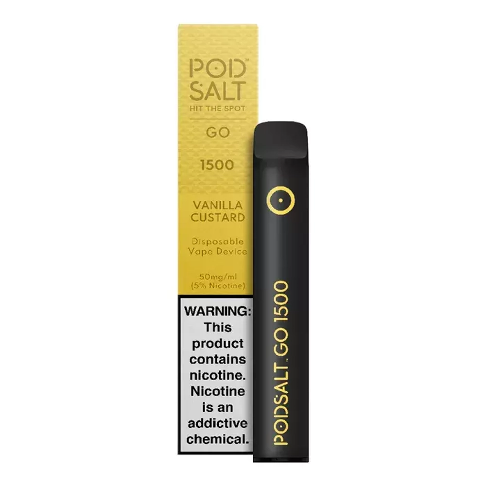 POD SALT GO 1500 Vanilla Custard 5%nic