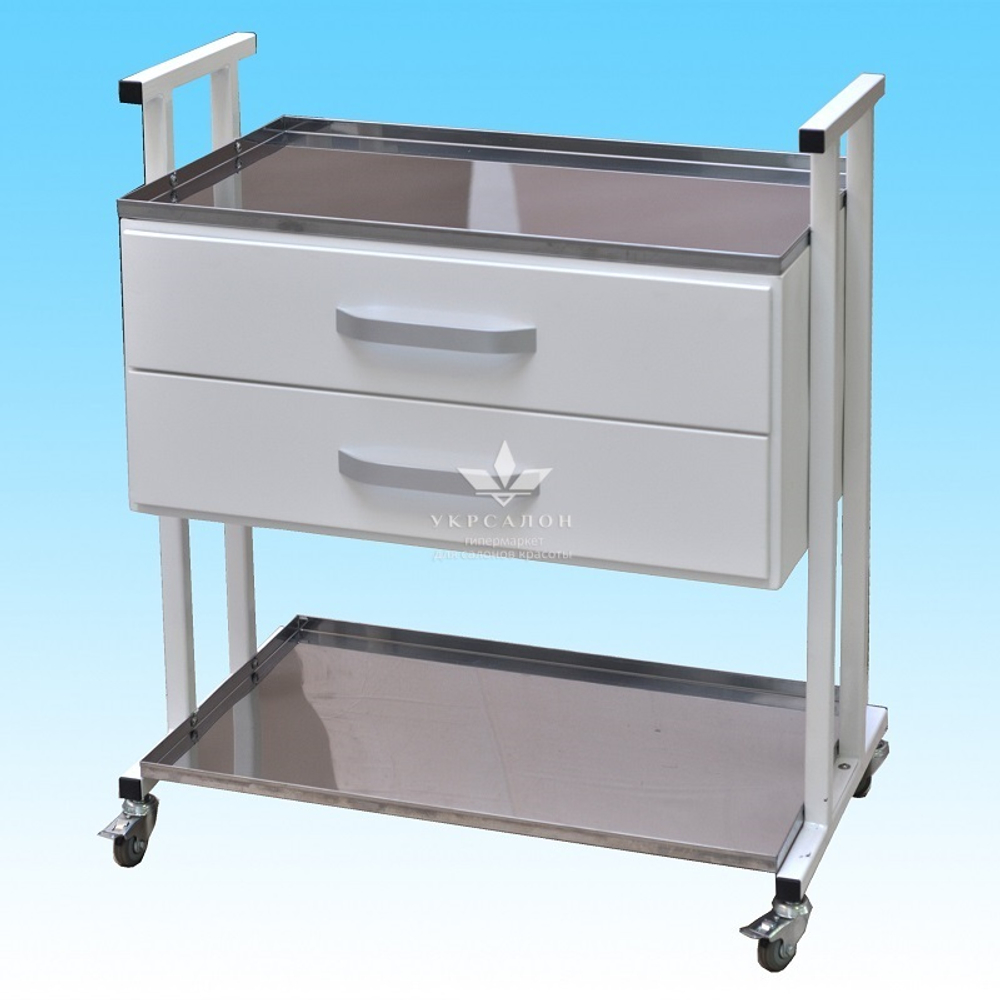 Процедурний візок із нержавіючої сталі СТ-А-2