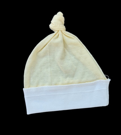 Шапочка "Гном", рібана ажур ТМ "Happy ToT" (0-3 міс, 38 см)