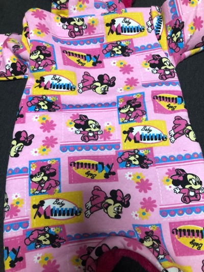 Комбінезон (ромпер) з капюшоном “Мінні”, трьохнитка з начосом ТМ "ЛІО"