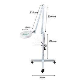 Лампа-лупа на штативі 5 діоптрій 22 W