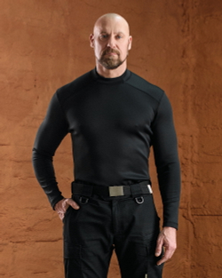 Футболка з довгим рукавом неопрен чорна чоловіча (арт. 6162300102)