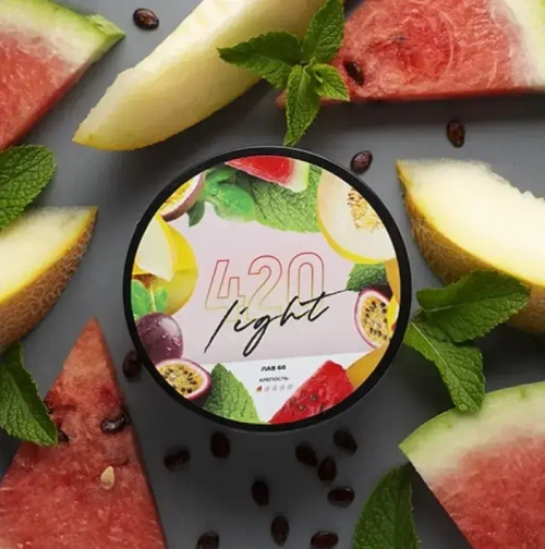 Табак 420 Light Love 66 | Дыня Арбуз Маракуйя Мята 100г