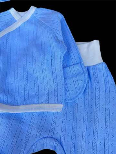 Комплект 3в1: льоля, повзунки, шапочка "Принт", рібана трансфер ТМ “Happy ТoТ” (56 см)