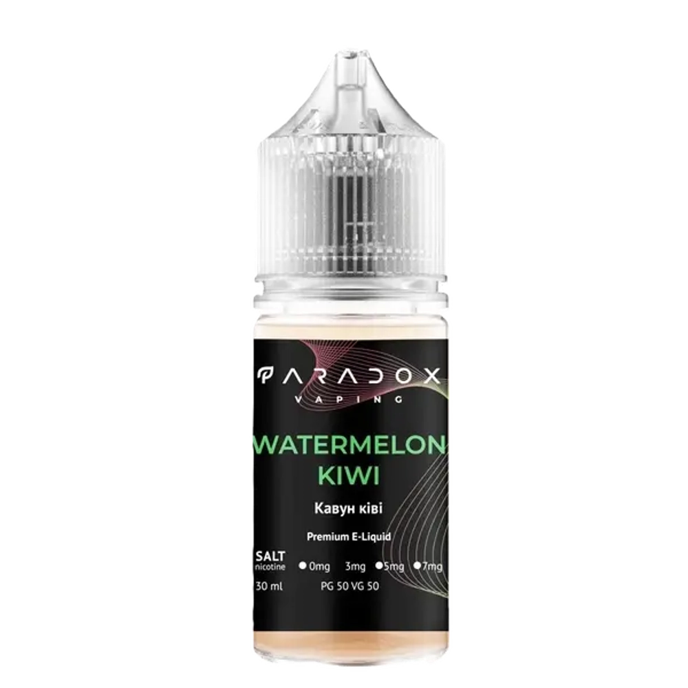 Солевая Жидкость Paradox Watermelon Kiwi 30мl (Парадокс Арбуз Киви) 30mg | 50mg