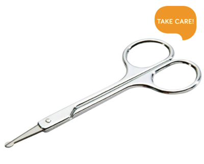 Ножиці косметичні із заокругленим кінцем "BabyOno"