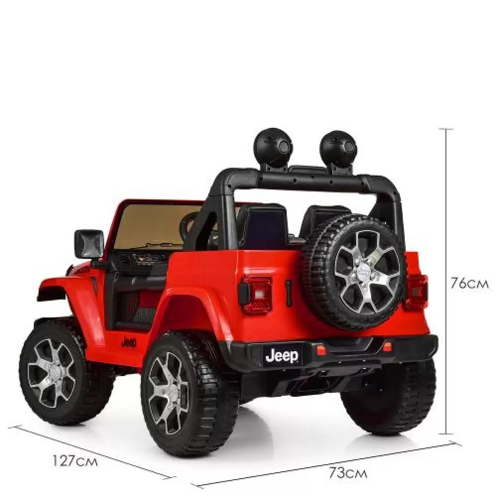 Дитячий електромобіль позашляховик Jeep 140W M 4176EBLR