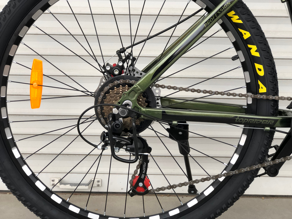 Велосипед горный алюминиевый 26 дюймов Toprider 680 оборудование Shimano