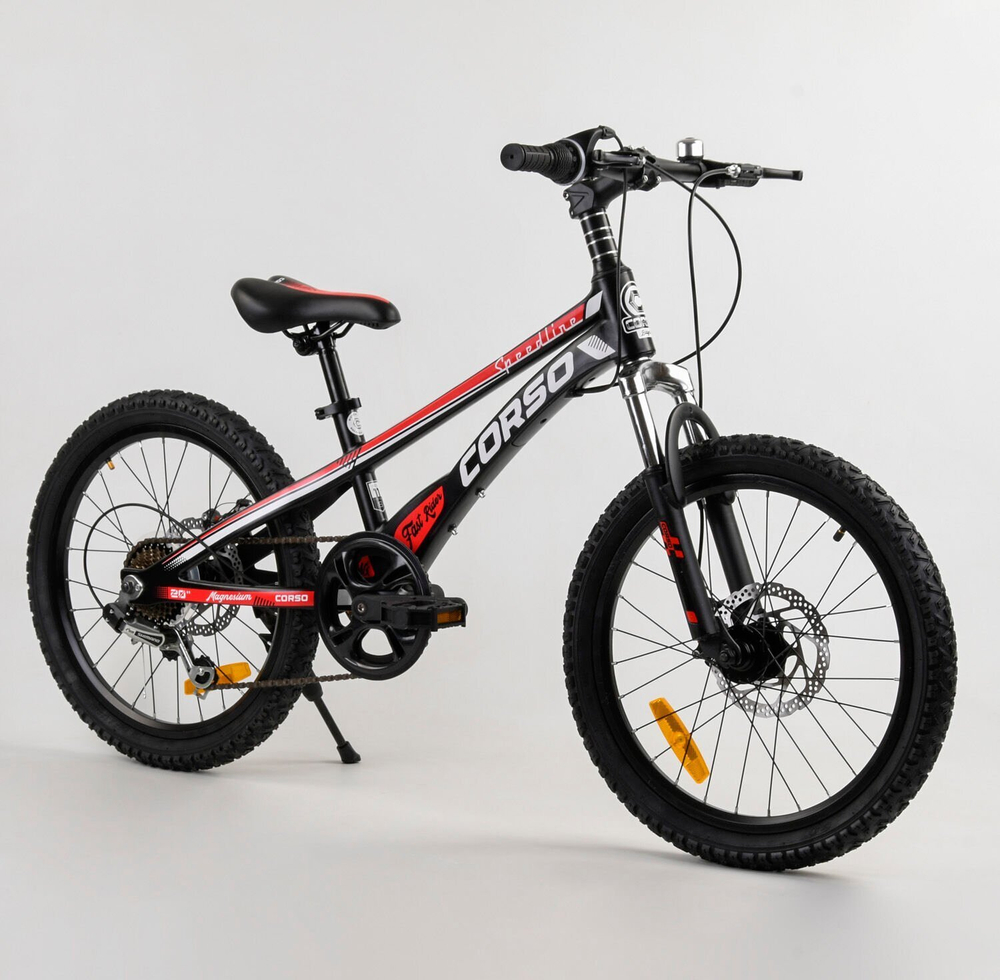 Детский спортивный велосипед 20 дюймов Corso Speedline магниевый