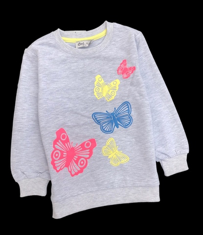 Світшот "Метелики", двунитка ТМ "Civil"