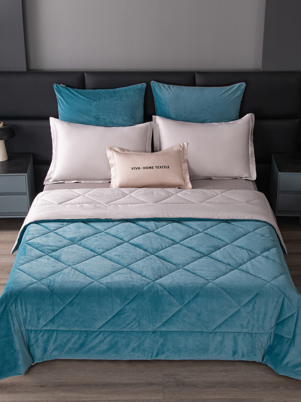 Комплект постельного белья Сатин Velvet Premium с Одеялом VP008