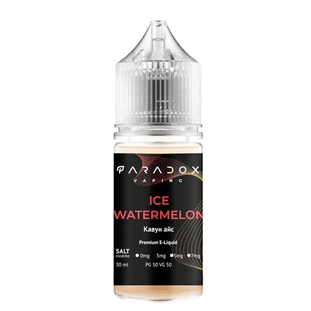 Солевая Жидкость Paradox Ice Watermelon 30мl