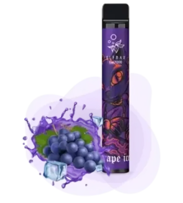 Elf Bar 2000 - Grape Ice (5% nic, Lux)