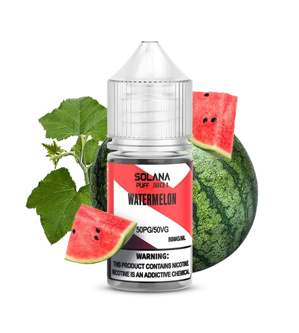 Солевая Жидкость Solana Watermelon (Солана Арбуз) 30ml 50mg