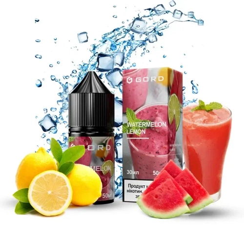 Солевая Жидкость Gord Watermelon Lemon (Горд Арбуз Лимон) 30ml 50mg