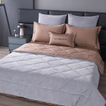 Комплект постельного белья Сатин Velvet Premium с Одеялом VP003