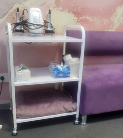 Косметологическая тележка R-24 white