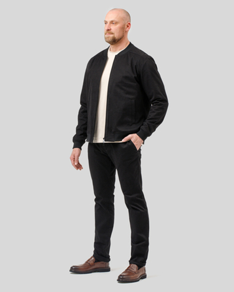 Бомбер чоловічий Casual чорний (арт. 6862300101)