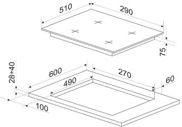 Варильна поверхня газова Domino HANSA BHKW310300