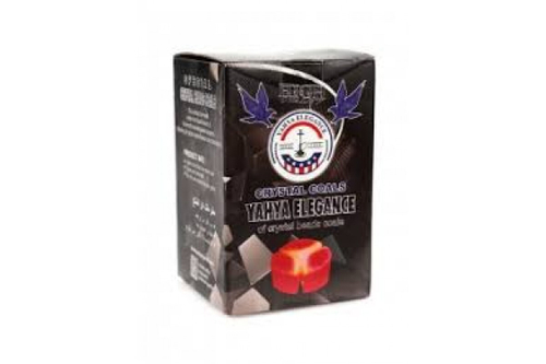 Кокосове Вугілля Yahya Elegance (Яха Елеганс під калауд) 1кг 72шт 25х25