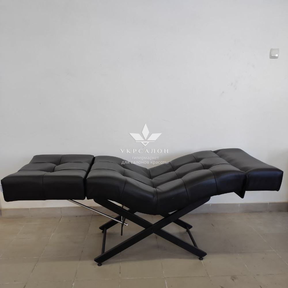 Анатомічна кушетка Tertio 2 Black для лешмейкерів та бровістів