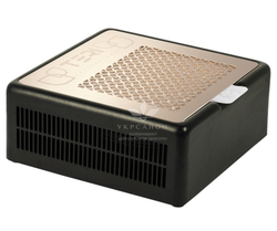 Настільна манікюрна витяжка з Hepa фільтром Teri 800, колір чорний (сітка золота)