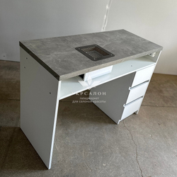 Маникюрный стол Mark SM-100 с нишей и вытяжкой