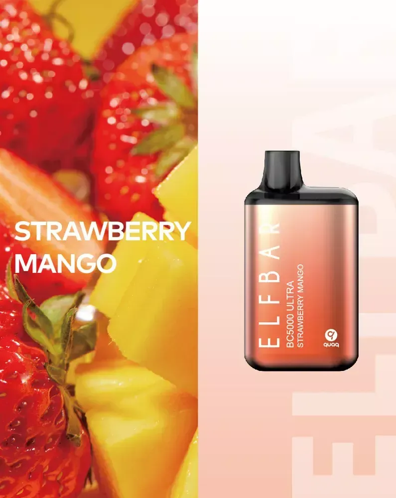Elf Bar BC5000 Ultra - Strawberry Mango 5%