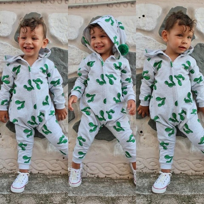 Ромпер "Кактус", двунитка з начосом