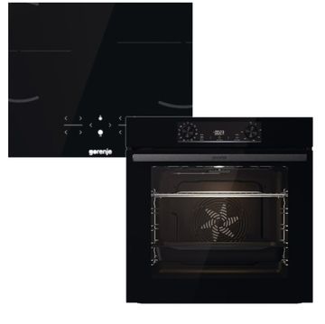 Духова шафа електрична Gorenje BOS6737E06BG + Варильна поверхня індукційна Gorenje GI6401BSC (комплект Black Induction Set 2)