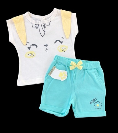 Костюм 2в1 : футболка, шорти, бавовна ТМ "Bebetto"