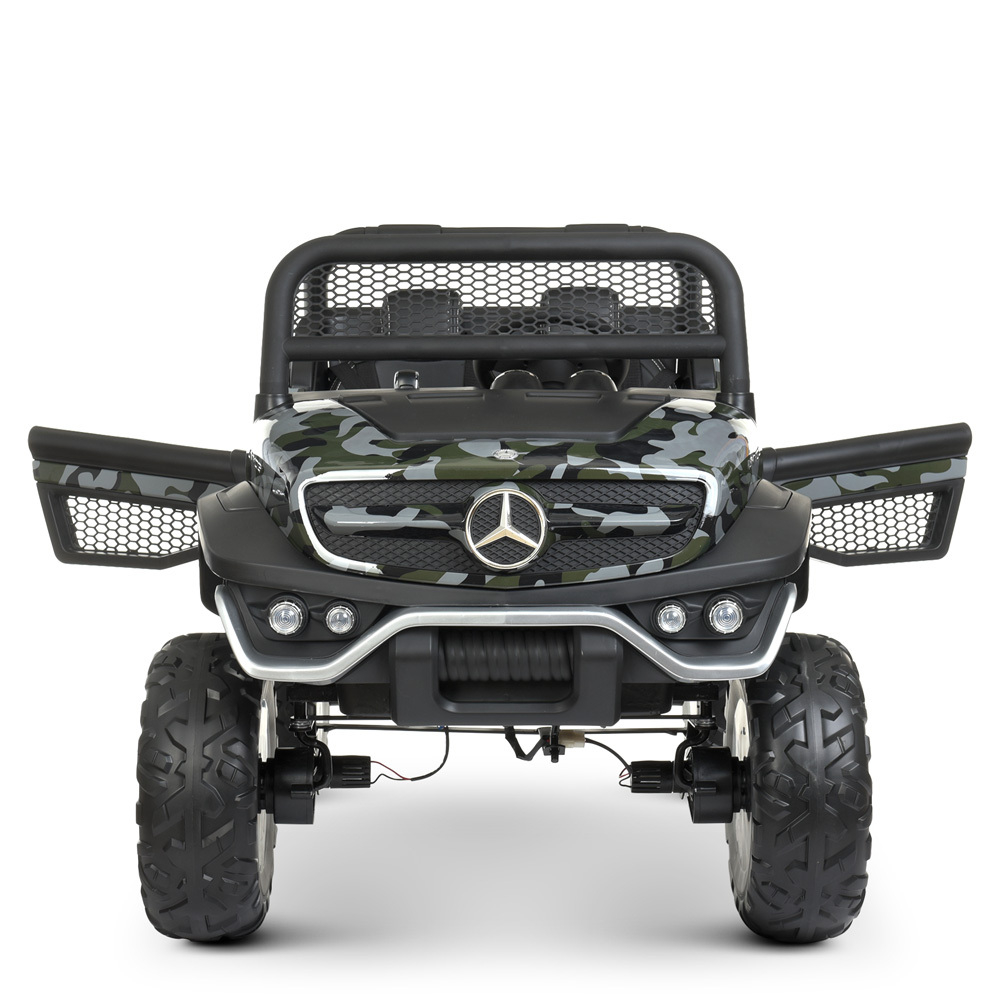 Детский двухместный электромобиль джип Mercedes M 4133EBLRS