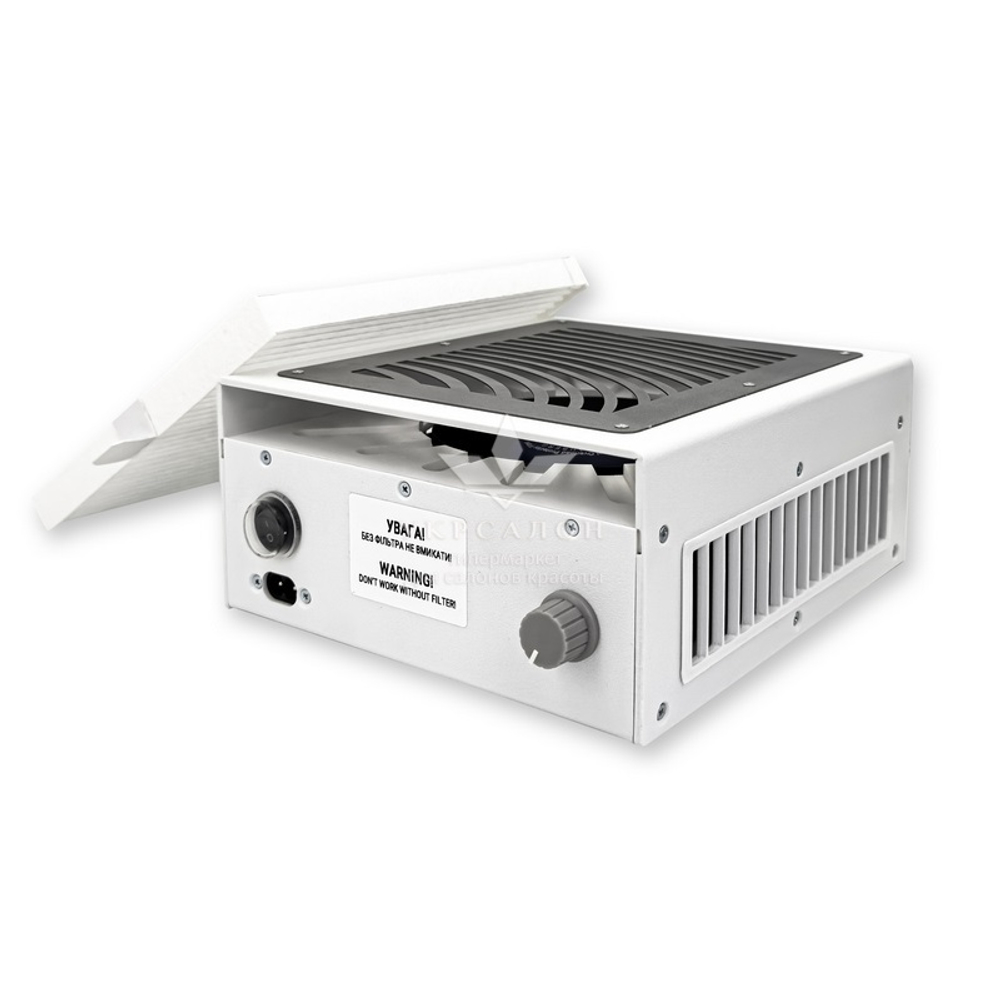 Настільна манікюрна витяжка з HEPA фільтром NT705iF TCV New, біла