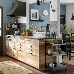 Косметологическая тележка Nissa черная