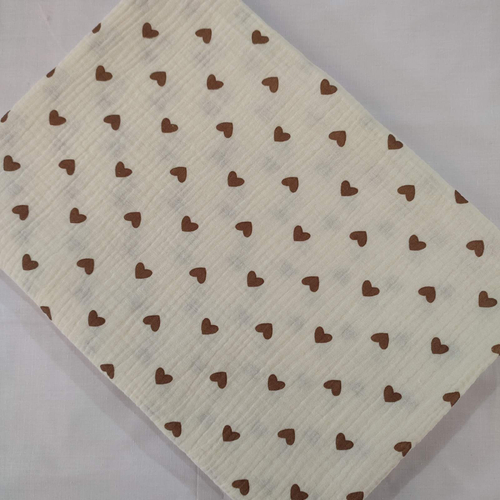 Пеленка муслиновая жатая двухслойная