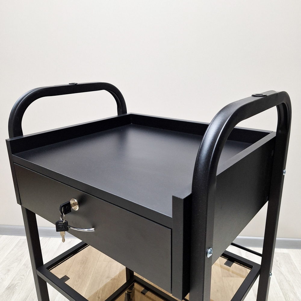 Косметологічний візок R-9 чорний