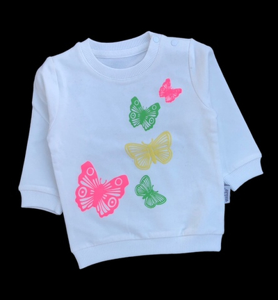 Світшот "Метелики", двунитка ТМ "Civil" (68 см)