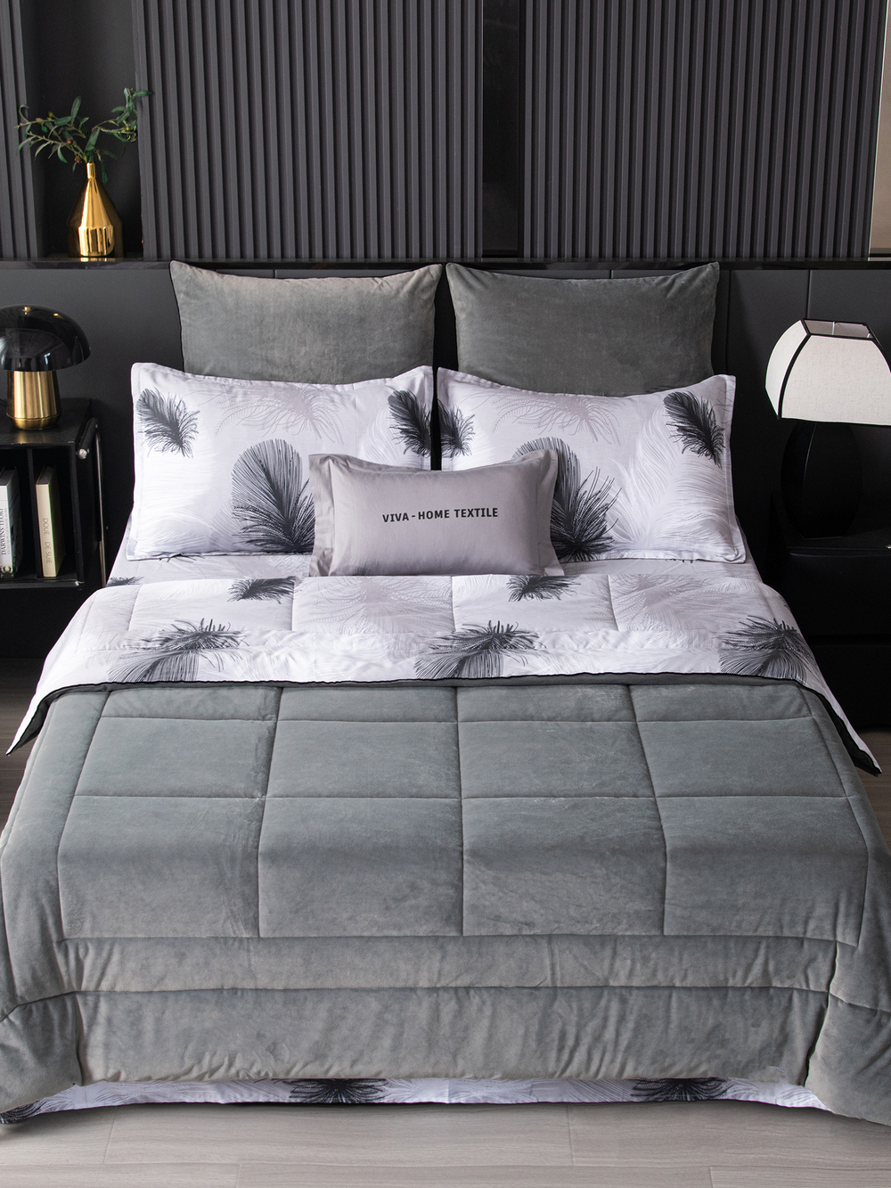 Комплект постельного белья Сатин Velouria Luxe с Одеялом VL013