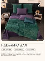 Комплект постельного белья Сатин Velvet Premium с Одеялом VP005