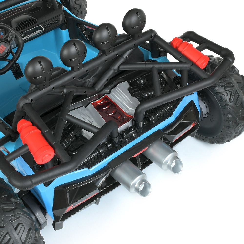 Детский двухместный электромобиль джип багги Bambi JS3168EBLR(24V)